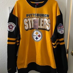 Mitchell & Ness Pittsburgh Steelers Crewneck Sweater
